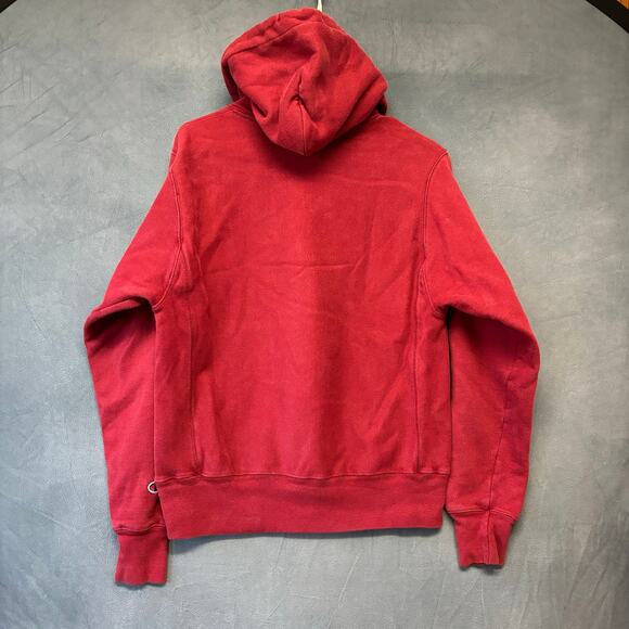 Vintage Champion Reverse Weave Hoodie Sweatshirt Mens Small Heavy-Duty Grunge - Picture 2 of 12